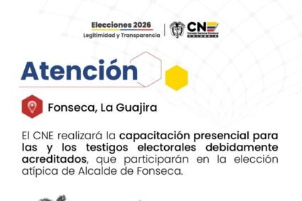 CNE convoca a capacitación presencial de testigos electorales en Fonseca